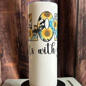 Floral Sunflower Tumbler